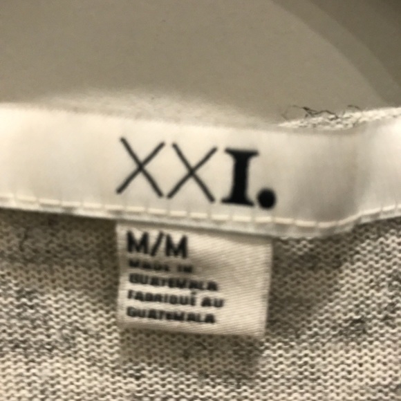 Forever 21 Thin Gray Hooded Cardigan-Size M - Picture 3 of 3